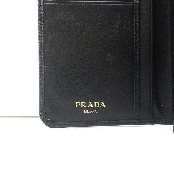 Prada Saffiano Leather Wallet Black - Picture 11 of 12